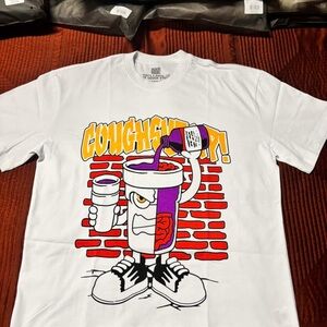 White “Awful Lot of Cough Syrup” T-Shirt Size Large